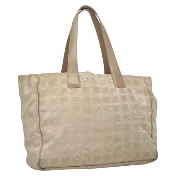 CHANEL New Travel line Tote Bag Nylon Pink CC - Picture 1 of 15